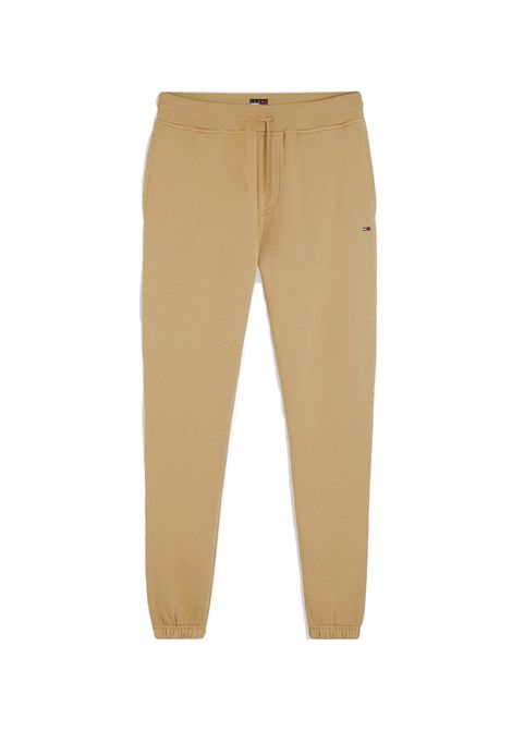 Pantaloni Tommy Hilfiger Slim S Flag Beige Uomo TOMMY HILFIGER | Pantaloni | DM0DM20473-ACA